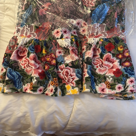 Dress the population Floral Corset midi Dress - Picture 9 of 10